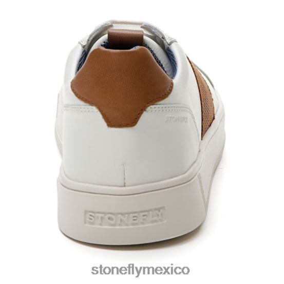P64Z353 Stonefly hombres power 1 nappa lth/print calf lthCafe Blanco zapatos