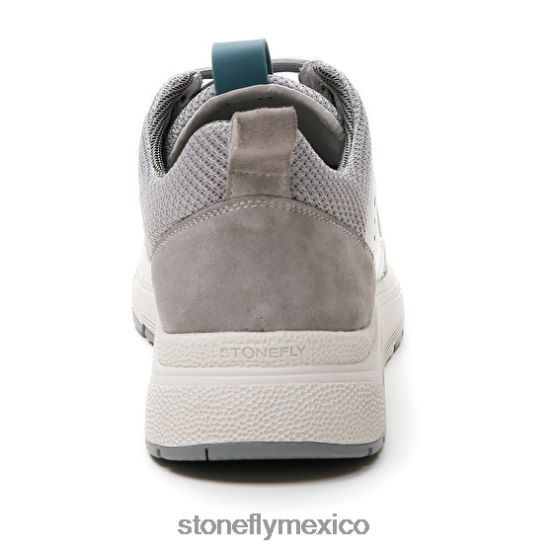 P64Z357 Stonefly hombres acción 24 terciopelo/ textilgrifo gris zapatos