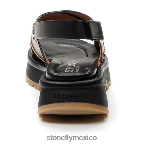 P64Z187 Stonefly mujer estrella 4 becerro lthmarrón oscuro sandalias
