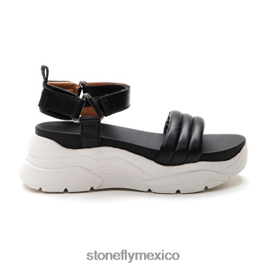 P64Z194 Stonefly mujer fantasía 1 napa lth/textilnegro sandalias