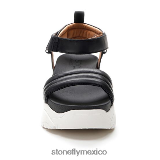 P64Z194 Stonefly mujer fantasía 1 napa lth/textilnegro sandalias