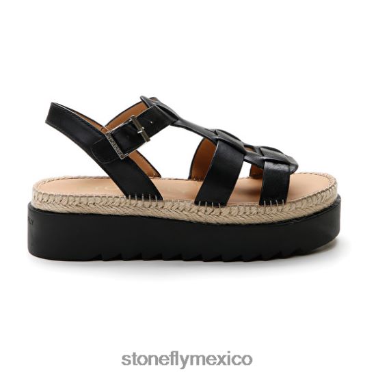 P64Z196 Stonefly mujer ariel 2 becerro lthnegro sandalias