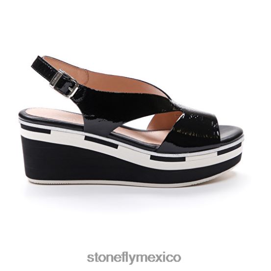 P64Z214 Stonefly mujer diva 10 patentenegro sandalias