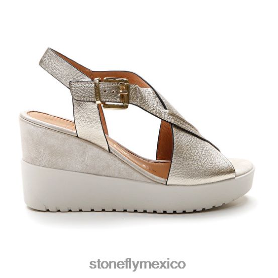 P64Z226 Stonefly mujer ely 16 laminado lthastilla sandalias