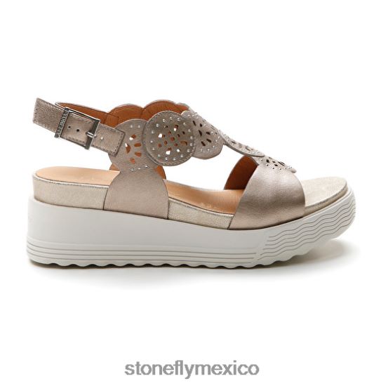 P64Z232 Stonefly mujer parky 21 laminado lthchampán sandalias