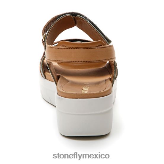 P64Z143 Stonefly mujer aqua iii 20 napa lthmarrón/verde sandalias