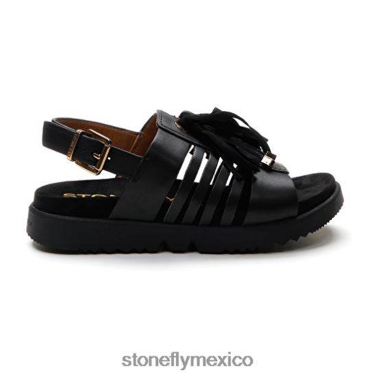 P64Z168 Stonefly mujer riva 12 pantorrilla lthnegro sandalias