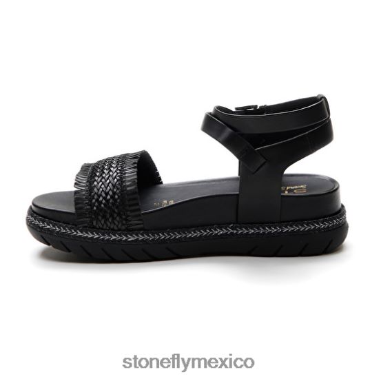 P64Z173 Stonefly mujer kerrie 3 calf lth/relieve s.negro sandalias