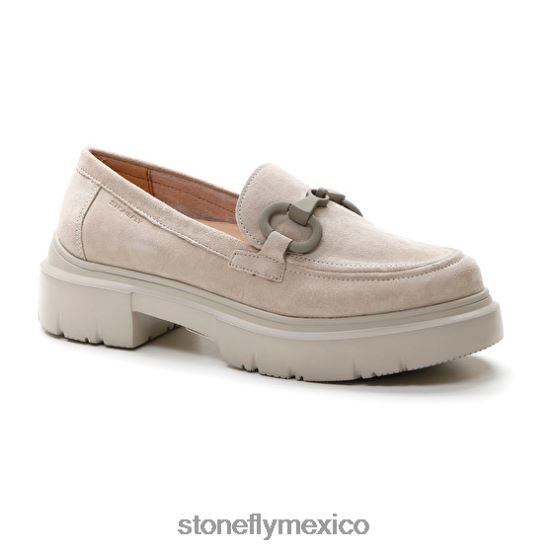 P64Z4 Stonefly mujer phoebe 16 de terciopelocabra marrón zapatos
