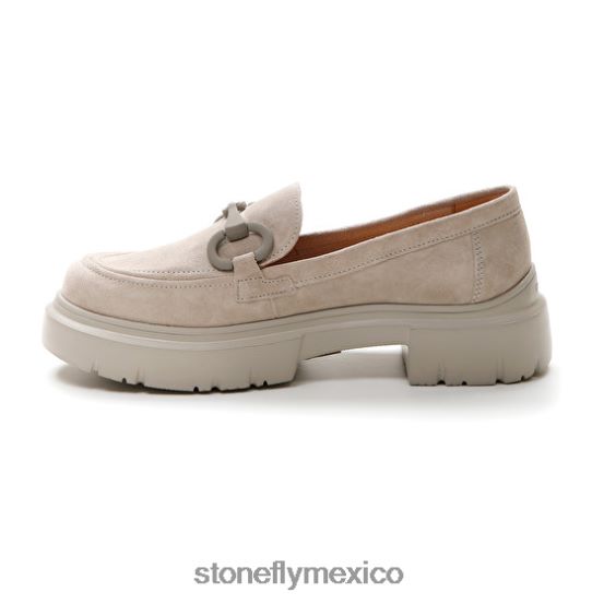 P64Z4 Stonefly mujer phoebe 16 de terciopelocabra marrón zapatos
