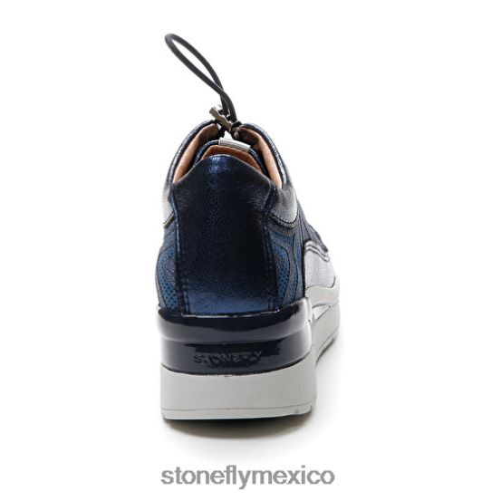 P64Z102 Stonefly mujer crema 38 velour/s.laminadobandera azul zapatos
