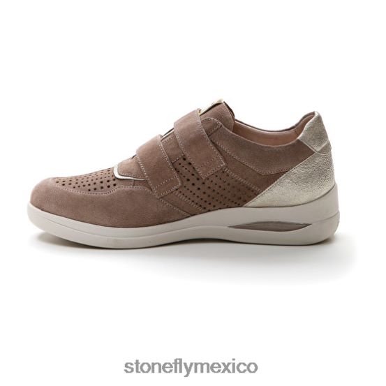 P64Z107 Stonefly mujer aurora 16 terciopelogris rosa/astilla zapatos