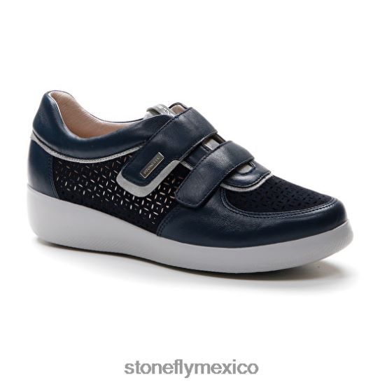 P64Z109 Stonefly mujer paseo iv 26 napa lth/terciopeloazul oscuro zapatos