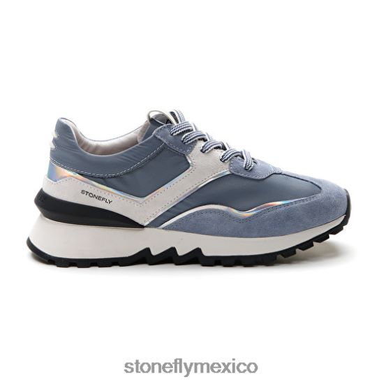 P64Z38 Stonefly mujer simplemente dama 4 velour/textilazul zapatos