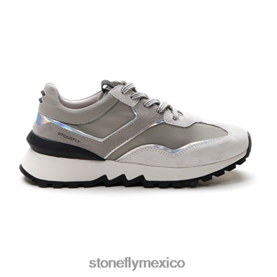 P64Z39 Stonefly mujer simplemente dama 4 velour/textilgris glaciar zapatos