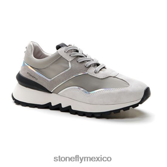 P64Z39 Stonefly mujer simplemente dama 4 velour/textilgris glaciar zapatos