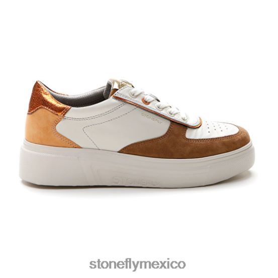 P64Z44 Stonefly mujer allegra 11 terciopelo/napa lthCafe Blanco zapatos