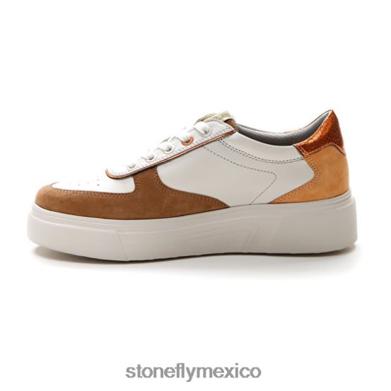 P64Z44 Stonefly mujer allegra 11 terciopelo/napa lthCafe Blanco zapatos