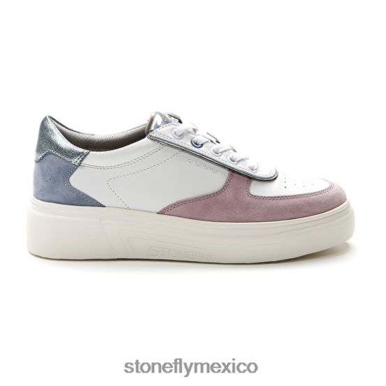 P64Z45 Stonefly mujer allegra 11 terciopelo/napa lthazul/morado/blanco zapatos