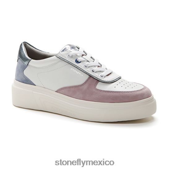 P64Z45 Stonefly mujer allegra 11 terciopelo/napa lthazul/morado/blanco zapatos