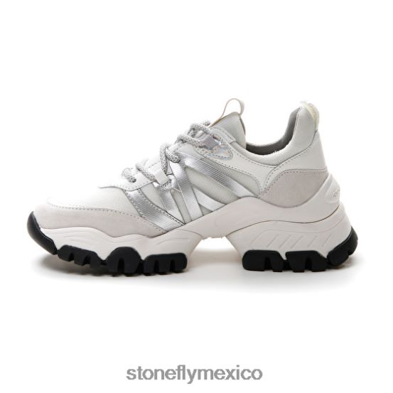 P64Z60 Stonefly mujer twiggy 1 textil/napa lth/terciopeloblanco/astilla zapatos