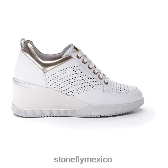 P64Z70 Stonefly mujer ella 3 napablanco/astilla zapatos