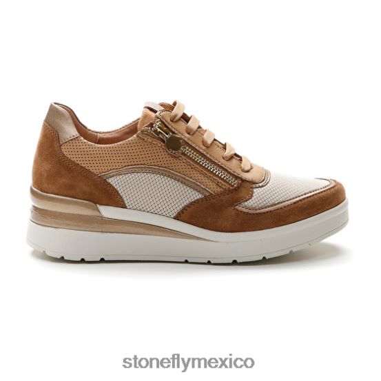 P64Z87 Stonefly mujer crema 40 velour/textil/nappa lth220 zapatos