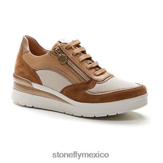 P64Z87 Stonefly mujer crema 40 velour/textil/nappa lth220 zapatos