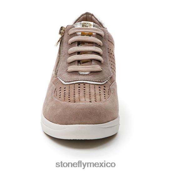 P64Z97 Stonefly mujer aurora 15 terciopelogris rosa/astilla zapatos