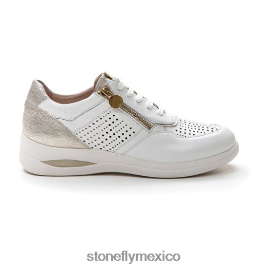 P64Z98 Stonefly mujer aurora 15 napa lthblanco/astilla zapatos