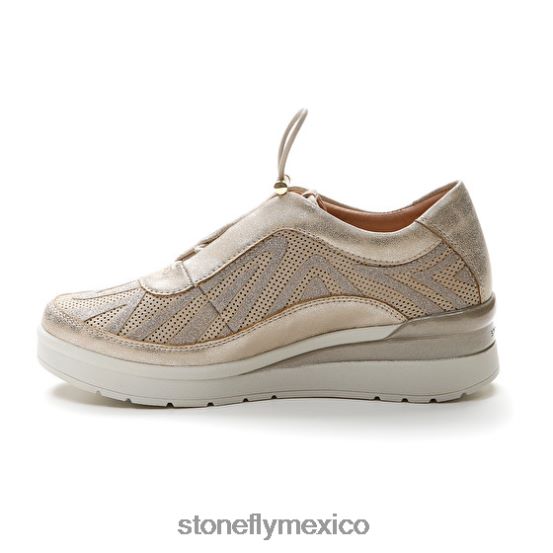 P64Z104 Stonefly mujer crema 38 velour/s.laminadocabra marrón zapatos
