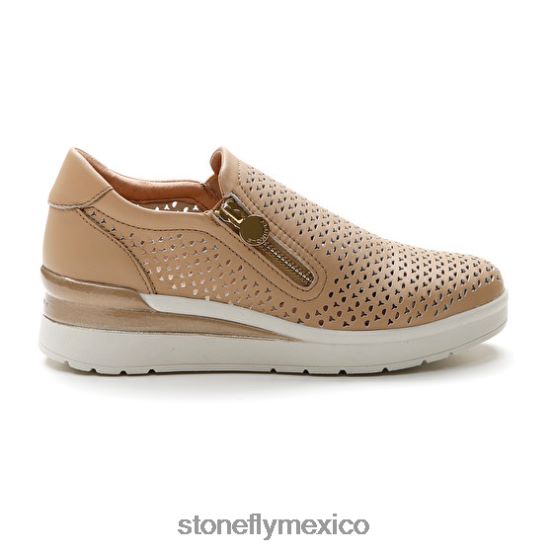 P64Z90 Stonefly mujer crema 25 napa lthmarrón claro zapatos