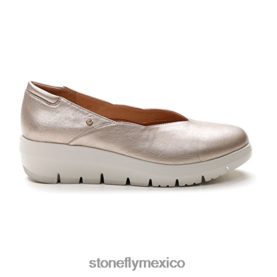 P64Z120 Stonefly mujer penacho 18 laminado lthastilla zapatos