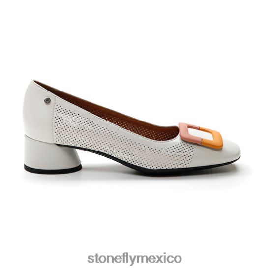 P64Z77 Stonefly mujer lilly 15 napa lthblanco/naranja zapatos